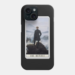 the hermit - ix tarot card Phone Case