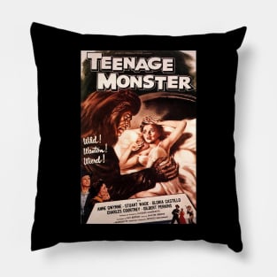 teenage monster Pillow