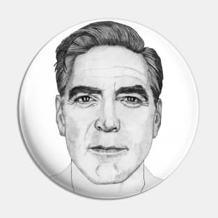 George Clooney Pin