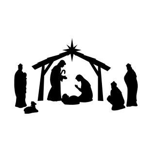 Full Christmas Nativity Scene T-Shirt