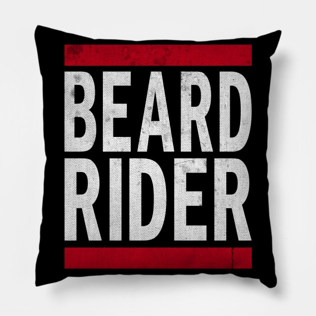 Beard Rider Pillow by POD Anytime