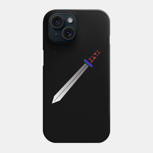 Illustration of a sword Phone Case by Jorgi125