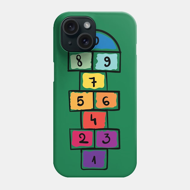 Hopscotch design Phone Case by holidaystore