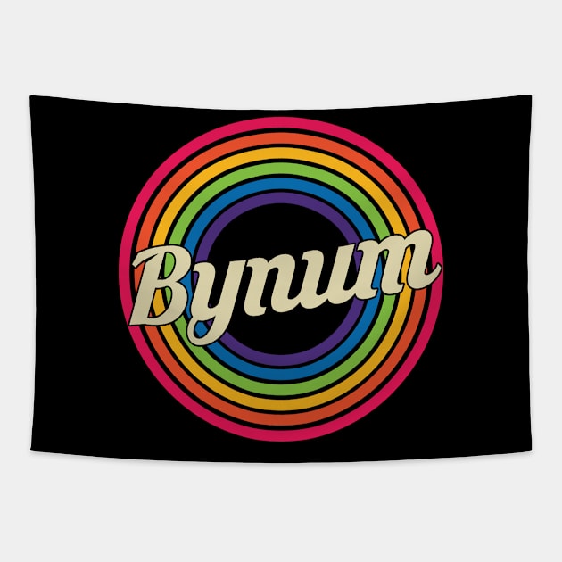 Bynum - Retro Rainbow Style Tapestry by MaydenArt