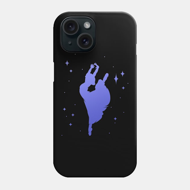 Ballerina Dance Dancer Silhouette Phone Case by Foxxy Merch