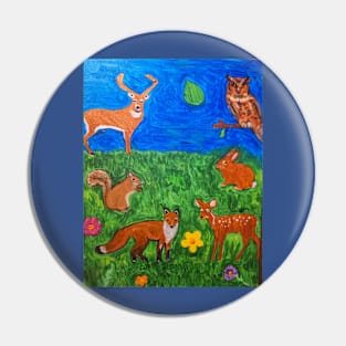 Wild Animals Pin