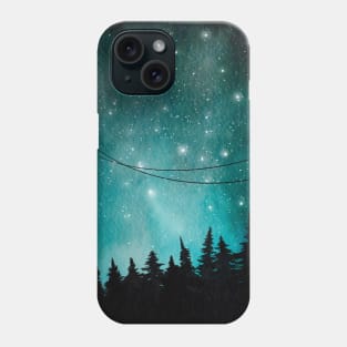 Watercolor galaxy Phone Case