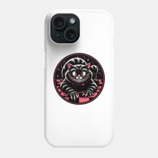 horror cheshire cat Phone Case