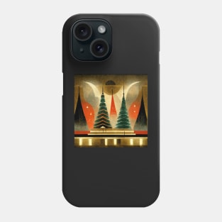 Festive Aesthetic - Art Deco Christmas Phone Case