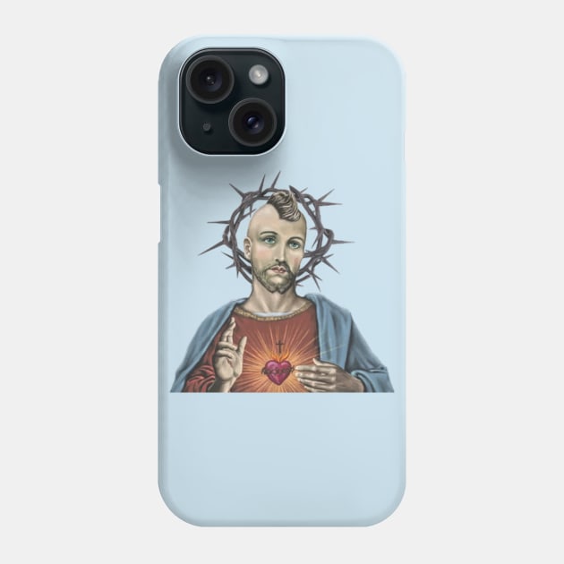 Punk Rock Mohawk †††† Jesus is Not Dead Phone Case by darklordpug