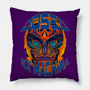 Dosed Ex Machina (12) - Trippy Psychedelic Sci Fi Pillow