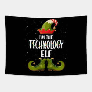 Im The Technology Elf Christmas Tapestry