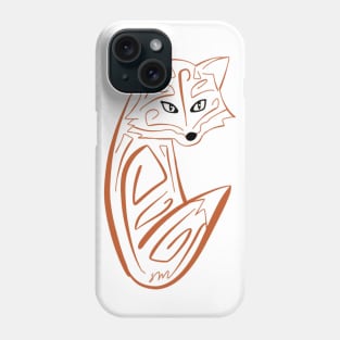 Geometric Fox Phone Case