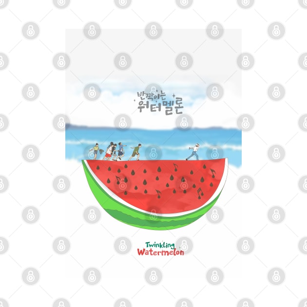 Twinkling Watermelon Kdrama Art by ArtByAzizah