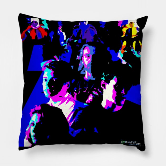 Pop new order faith Pillow by EnceladusWaters