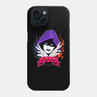 Fire and Lightning Mage - Retro Colorful Fantasy Magic Phone Case