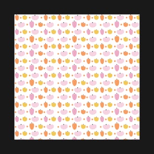 Cute Pink Pumpkin Pattern T-Shirt