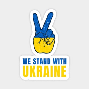 We Stand with Ukraine Magnet