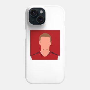 Martin Ødegaard Minimalistic Face Art Phone Case