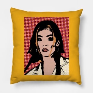 rina sawayama style pop art Pillow