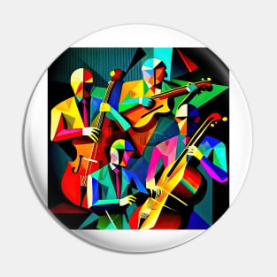 Quartet of Musicians Pin