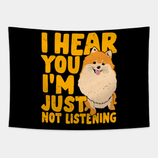 Funny Pomeranian Pom Spitz Dog Lover Gift Tapestry