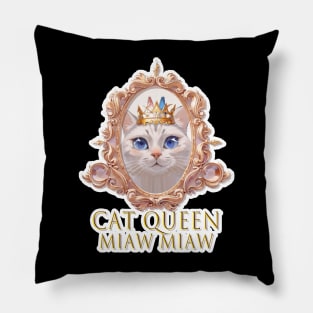 Cat Queen Pillow