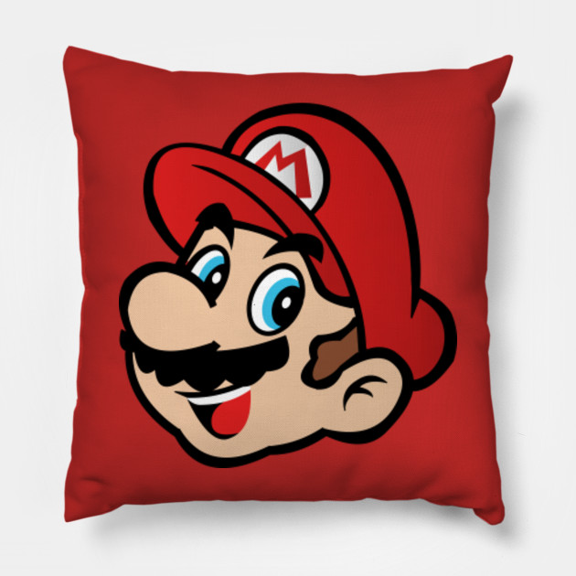 Super Mario Mario Pillow Teepublic Au
