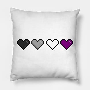 Asexual Hearts Pillow