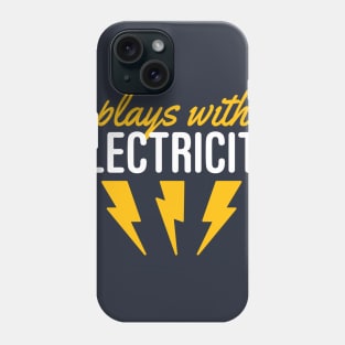 Plays With Electricity Phone Case