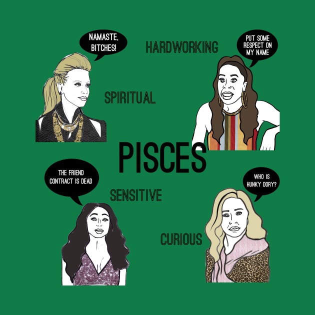 Pisces- Bravostrology series by Katsillustration