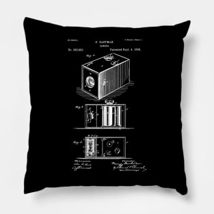 Camera Patent / Camera Blueprint / Kodak Camera Patent Illustration Pillow