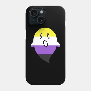 Non-Binary Pride Ghost Phone Case