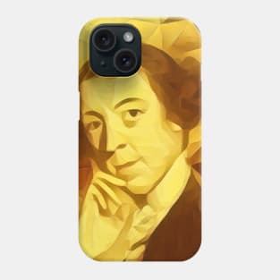 Horace Walpole Golden Portrait | Horace Walpole Artwork 9 Phone Case