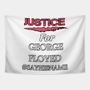 Justice For George floyed Tapestry