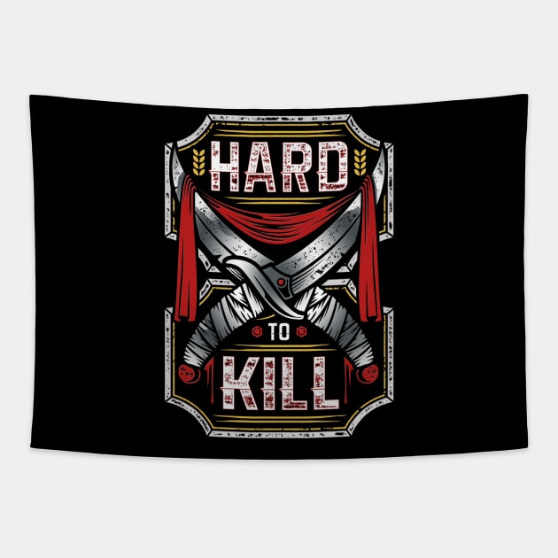 Hard Kill Tapestry by Dojaja