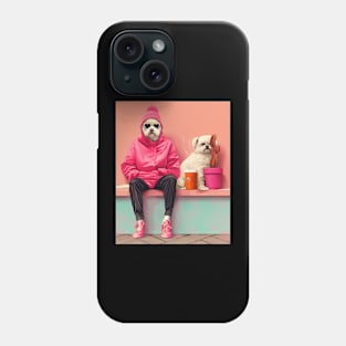 Weird Dog Hipster Fashionable Phone Case