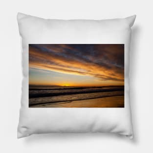 December sunrise over the North Sea Pillow