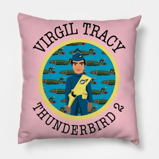 Virgil Tracy Thunderbirds 2 Original TV Series Pillow