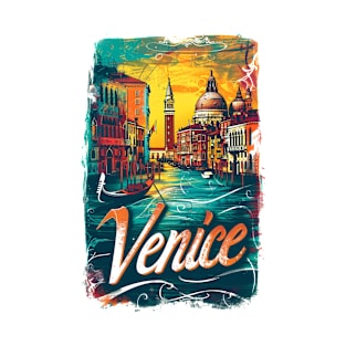 Venice Retro Italy poster T-Shirt