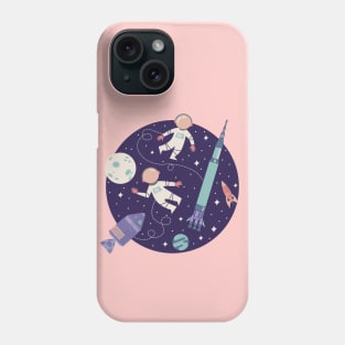 Lunar Landing - Purple Phone Case