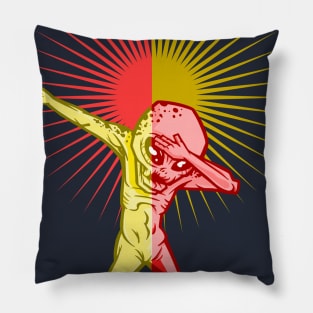 Dabbing Alien Pillow