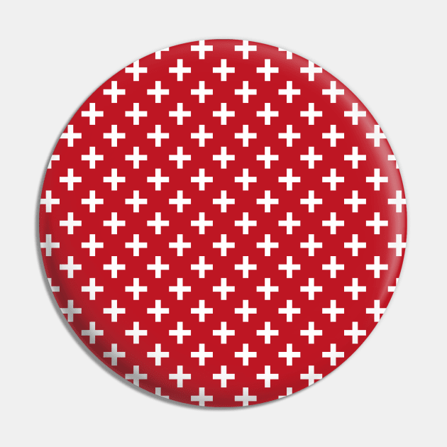 Crosses | Criss Cross | Swiss Cross | Hygge | Scandi | Plus Sign | Red and White | Pin by Eclectic At Heart