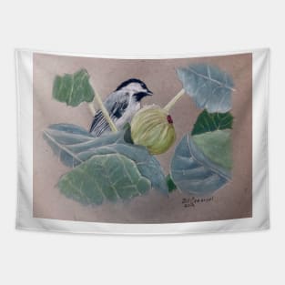 Chickadee Tapestry