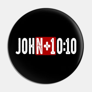 JohnN+10:10 Pin