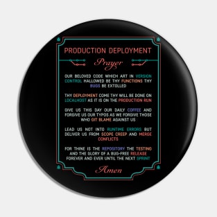 PRODUCTION DEPLOYMENT PRAYER Pin