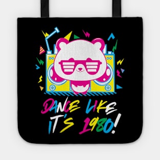 Panda Boombox 1980 Dancing Tote