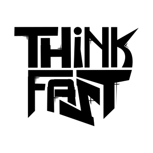 Think Fast - Logo Black T-Shirt