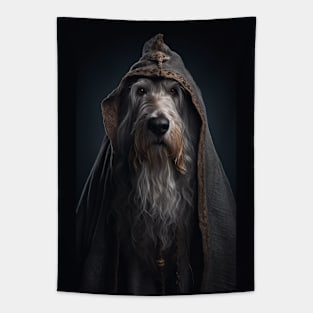 Wizard Dog Portrait Tapestry