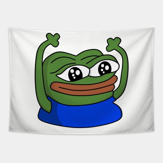 Hypers PepeHype Tapestry by mullelito